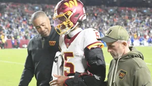 Jayden Daniels y una terrible lesión con los Commanders.