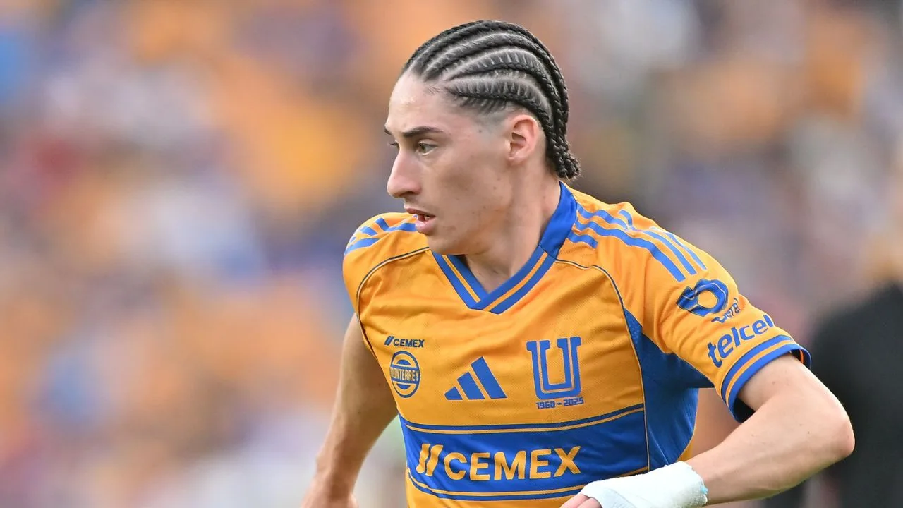 Marcelo Flores, jugador de Tigres de la UANL. 