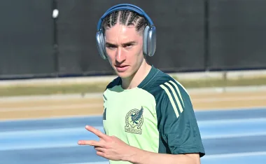 Marcelo Flores con la Selección Mexicana en 2024.