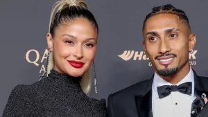 Natalia Rodrigues y Raphinha