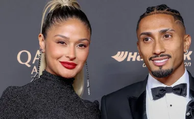 Natalia Rodrigues y Raphinha