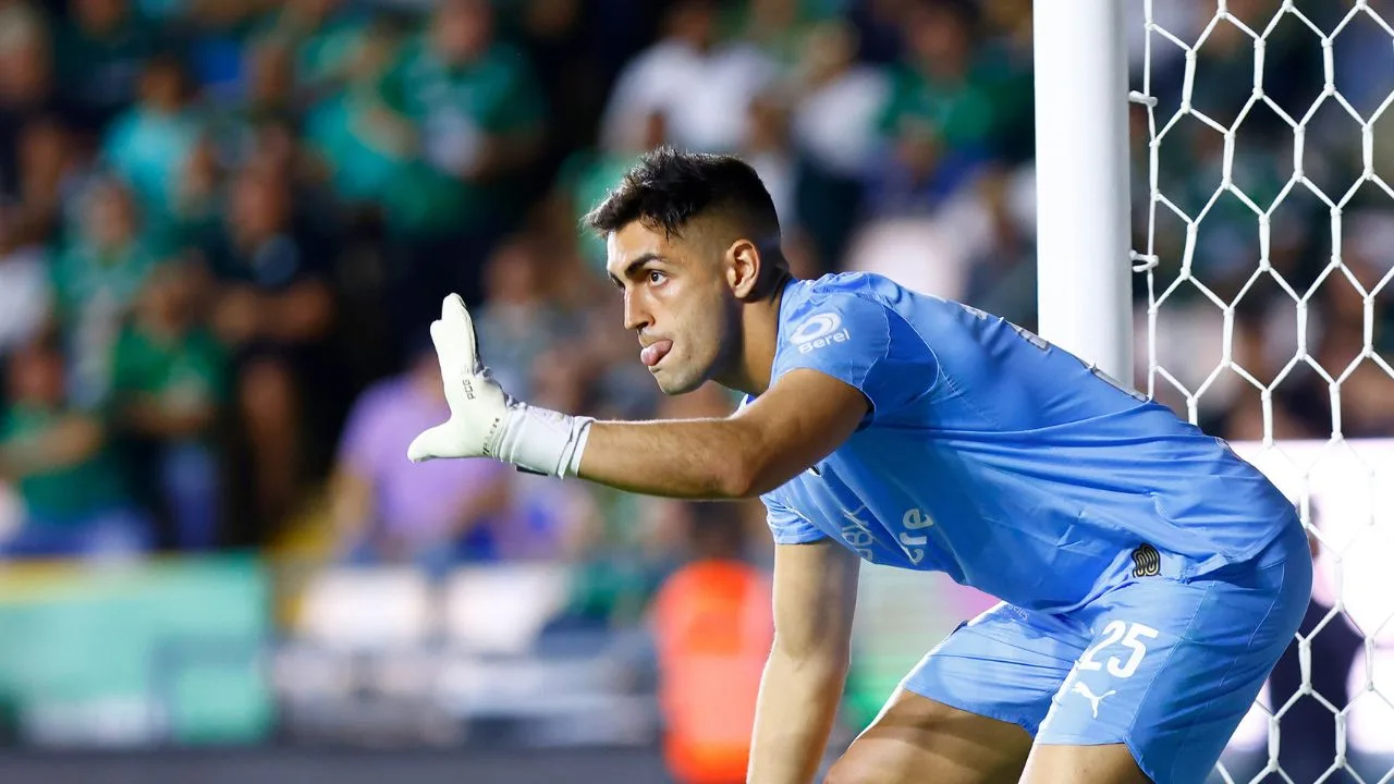 Santiago Mele, portero de Monterrey. 