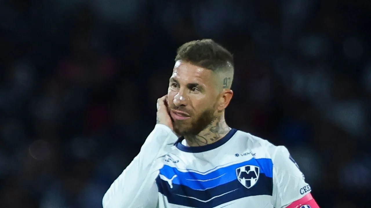 Sergio Ramos, jugador de los Rayados de Monterrey. 