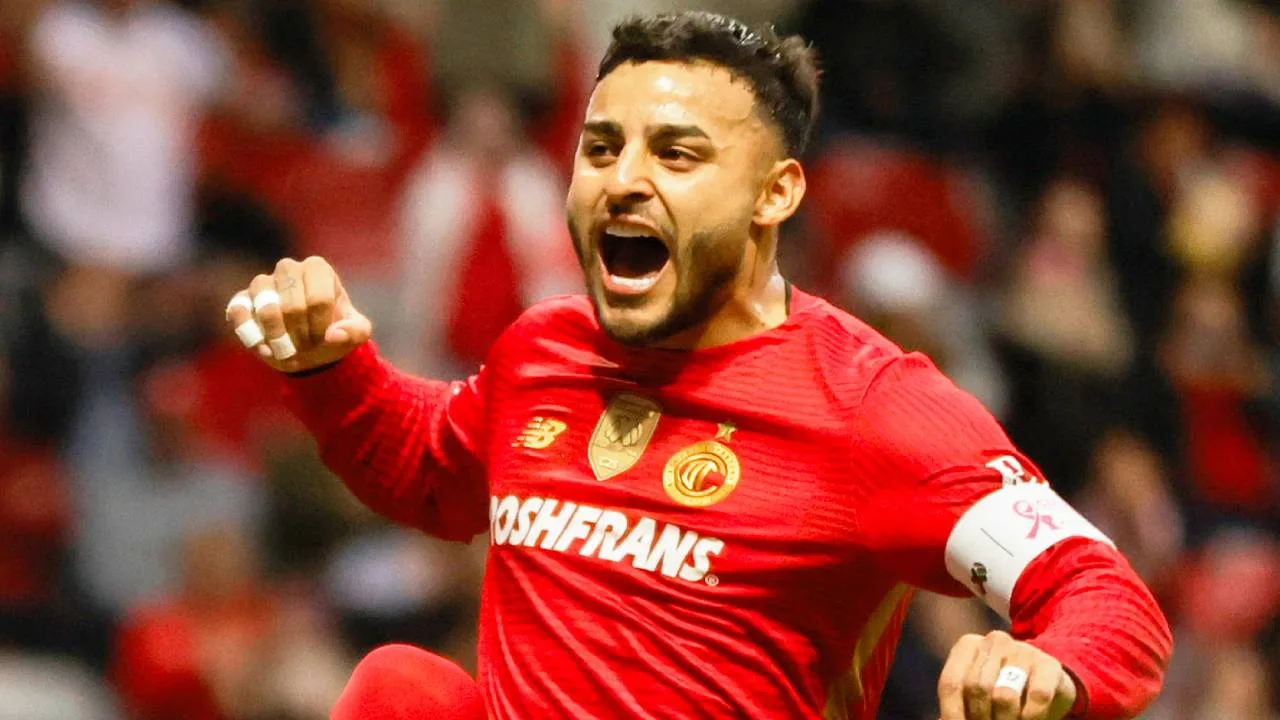 Alexis Vega jugaría en Final de Vuelta Toluca vs Tigres Apertura 2025