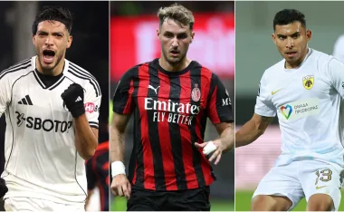 Raúl Jiménez, Santiago Giménez, Orbelín Pineda