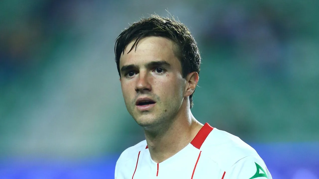 Agustín Palavecino, jugador de los Rayos del Necaxa. 