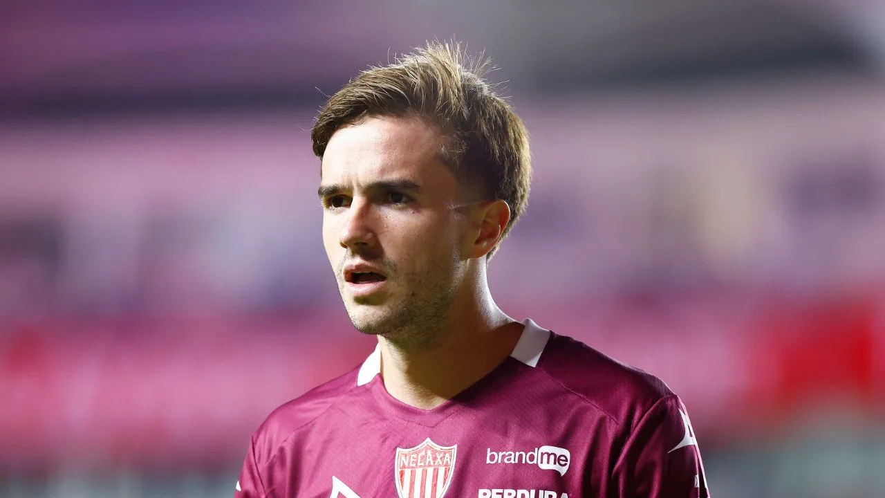 Agustín Palavecino, jugador del Necaxa. 