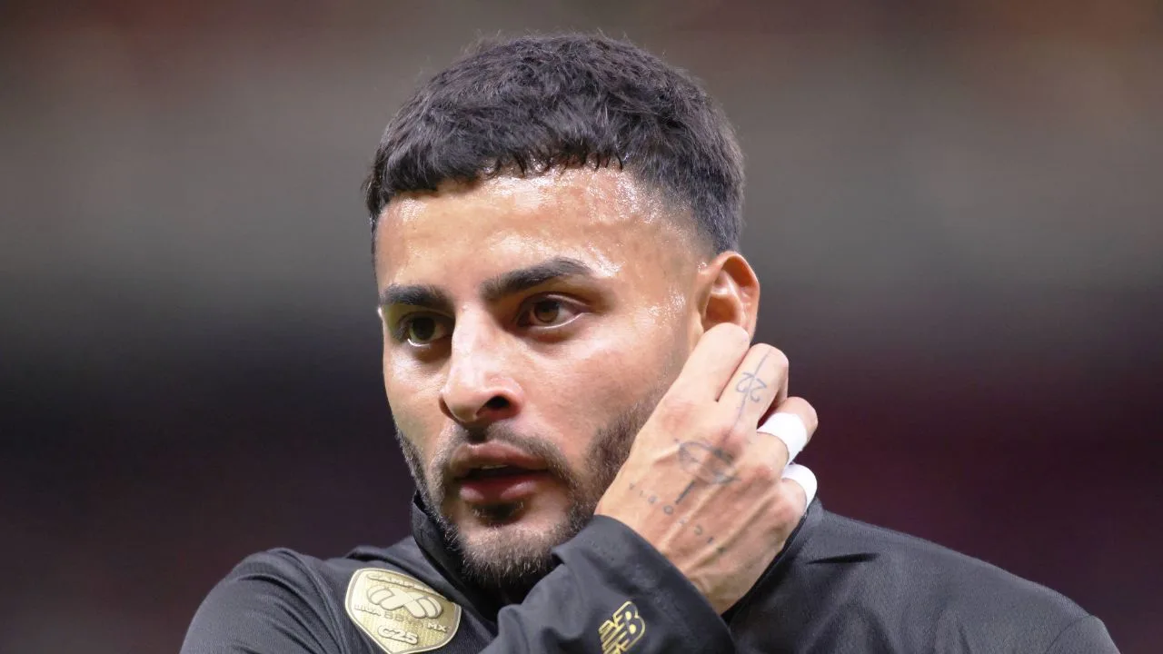 Alexis Vega, jugador del Toluca. 