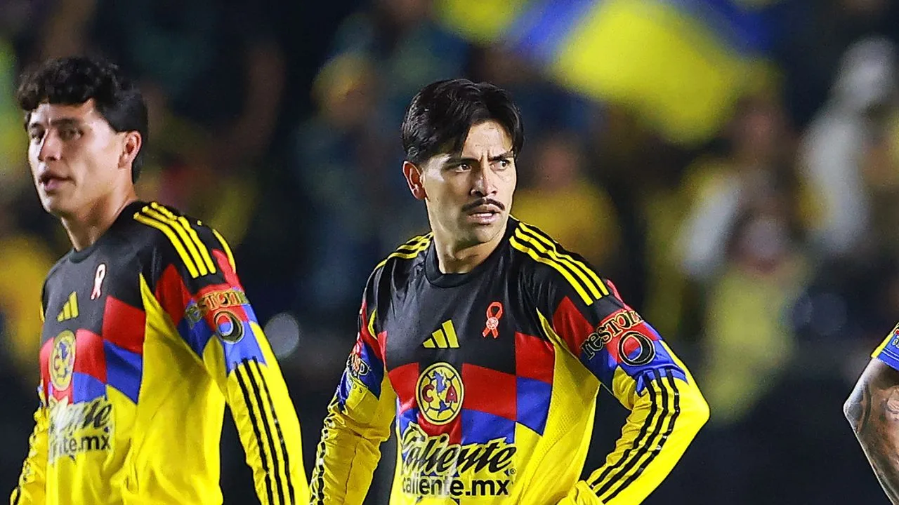 Víctor Dávila, jugador del América. 