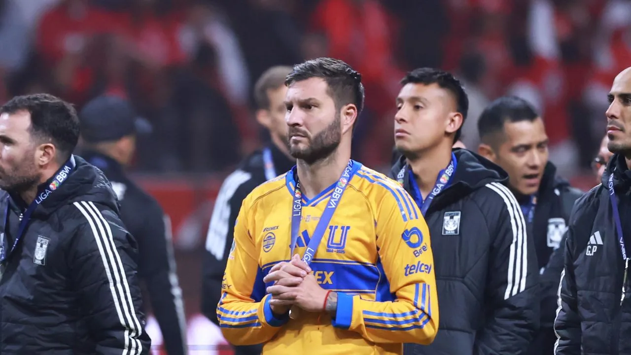André Pierre Gignac, jugador de los Tigres de la UANL. 