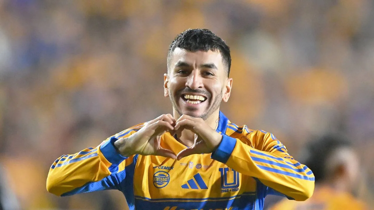 Ángel Correa, jugador de Tigres. 