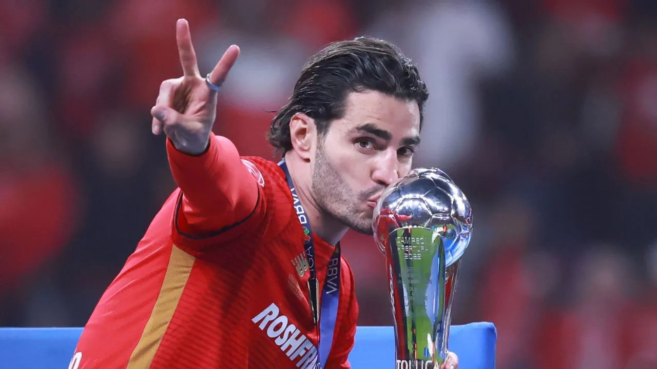 Antonio Briseño, jugador del Toluca. 