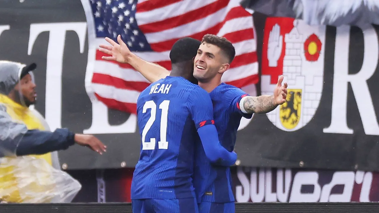 Christian Pulisic, jugador de los Estados Unidos. 