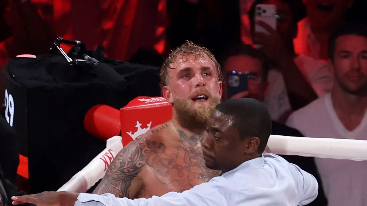 Jake Paul, tras perder ante Anthony Joshua. 