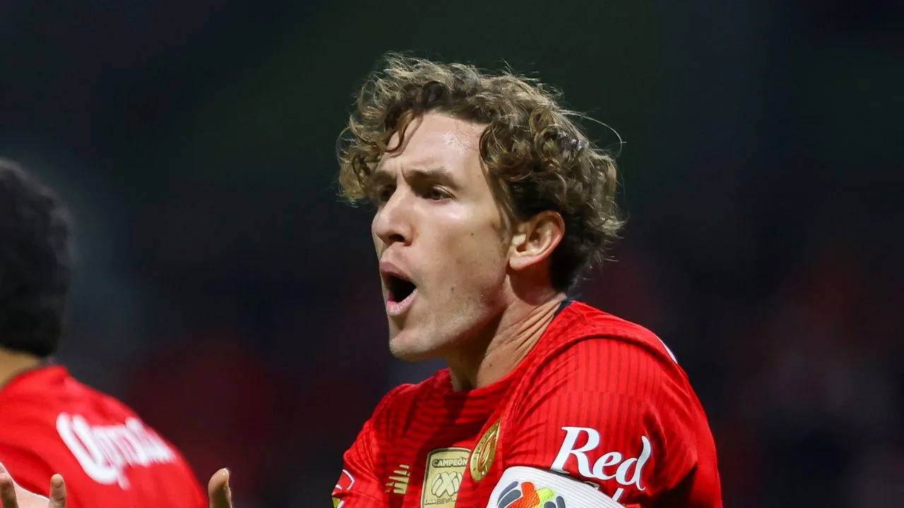 Marcel Ruiz, jugador del Toluca. 