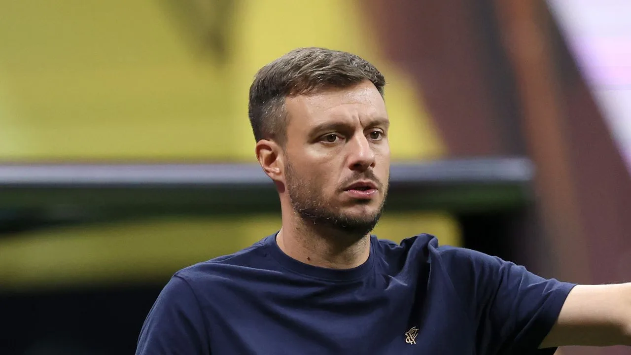 Martín Anselmi, DT del Botafogo. 