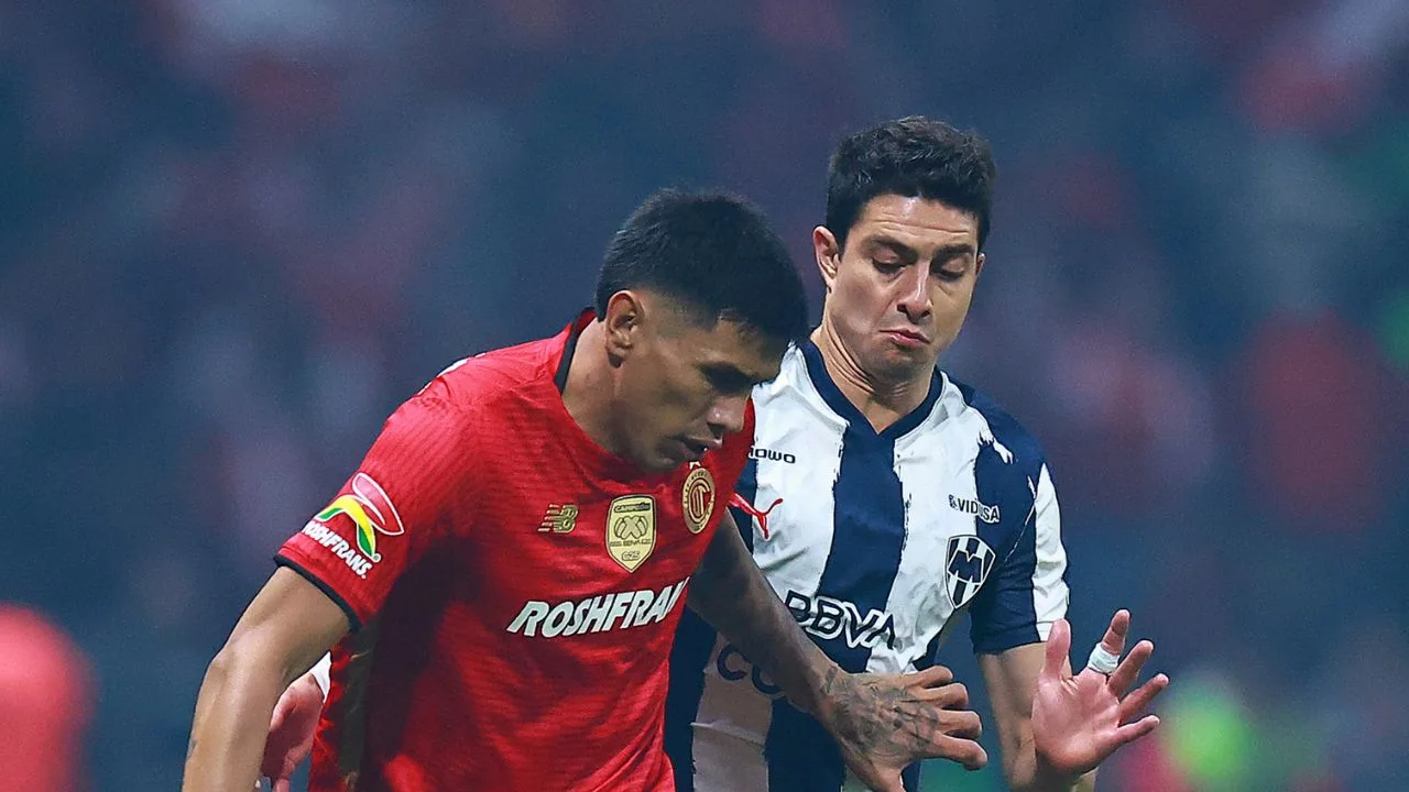 Toluca vs Monterrey, en la Semifinal del Apertura 2025.