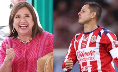 Xóchitl Gálvez y Chicharito Hernández