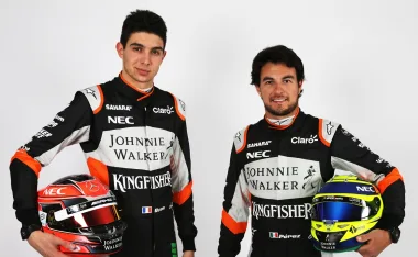 Esteban Ocon, Checo Pérez