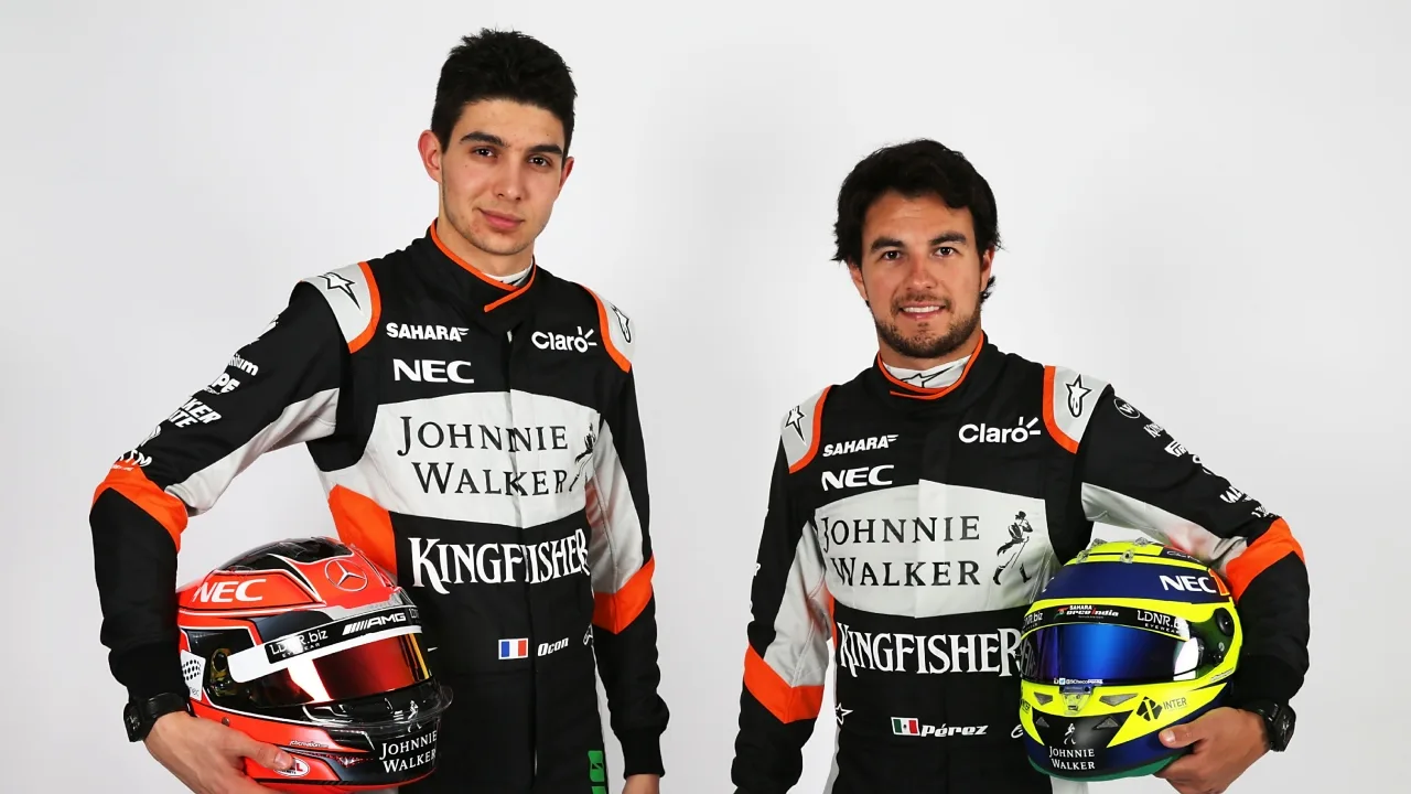 Esteban Ocon, Checo Pérez