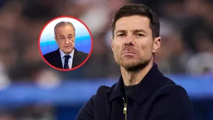 ¡No se vio en TV! El tibio saludo entre Florentino Pérez y Xabi Alonso antes del anuncio de su despido