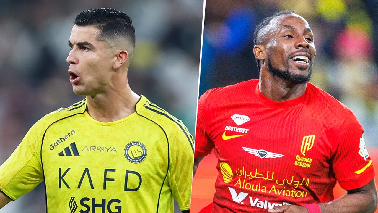 Cristiano Ronaldo y Julián Quiñones compiten en la Saudi Pro League 2025-26.