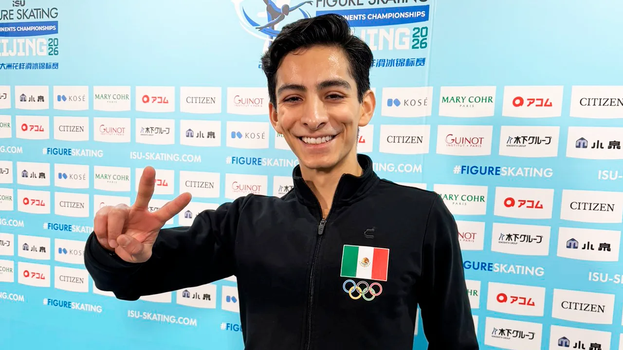 Donovan Carrillo hace historia en los Juegos Olímpicos de Invierno.