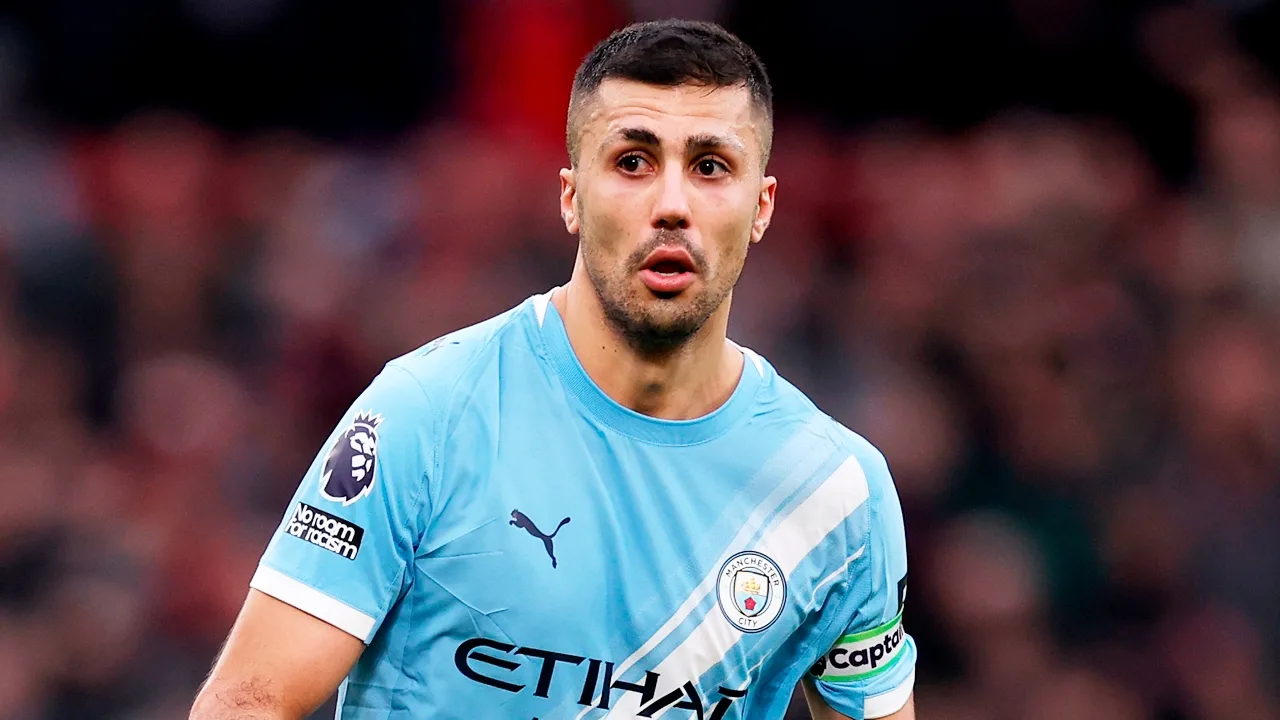 Rodri no está disponible para jugar hoy en Manchester City.