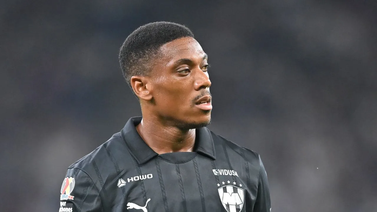 Anthony Martial, jugador de los Rayados de Monterrey. 