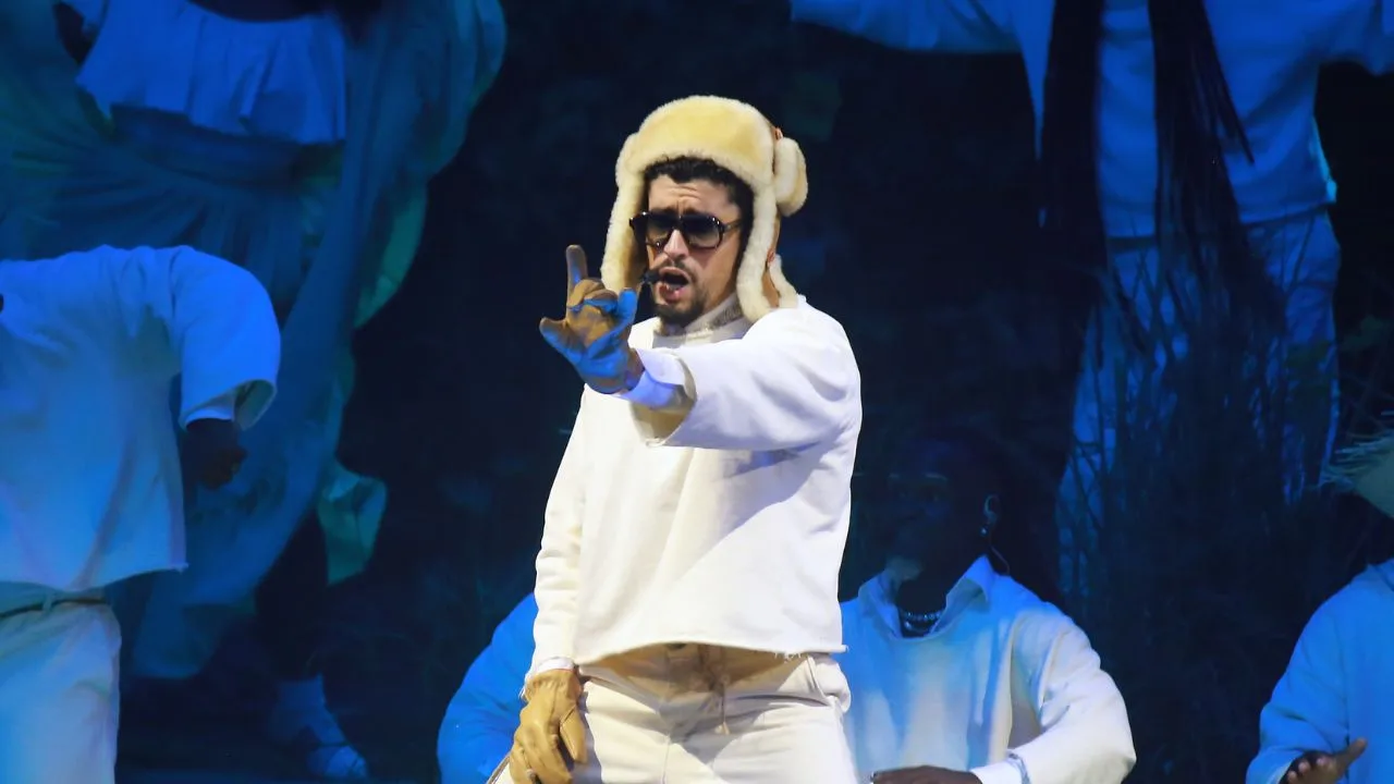 Bad Bunny, intérprete de reggaeton. 