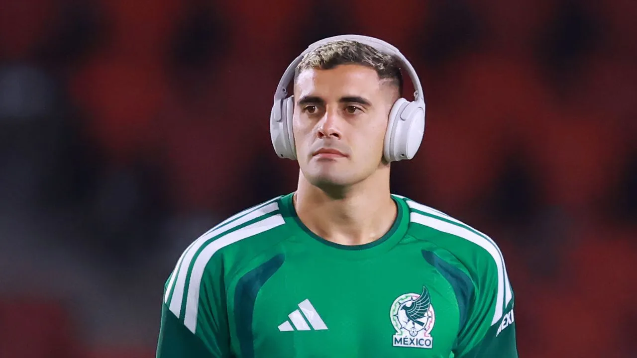 Germán Berterame, jugador de la Selección Mexicana. 