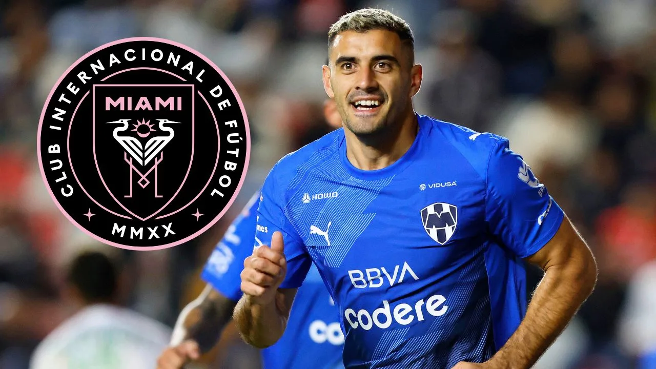 Germán Berterame dejaría a Rayados de Monterrey por culpa de Messi e iría al Inter Miami por una millonada.
