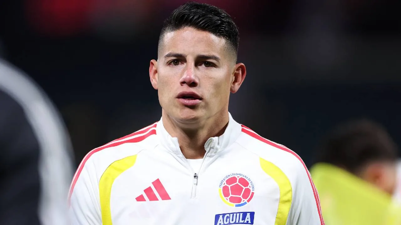 James Rodríguez, jugador colombiano.
