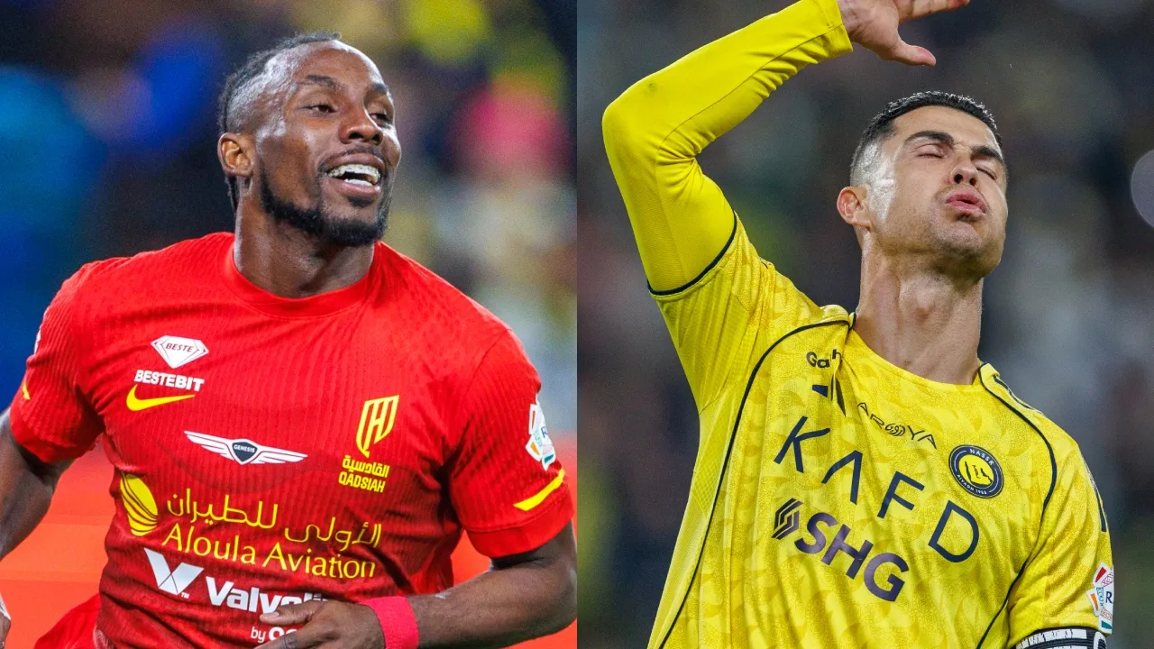 Julián Quiñones y Cristiano Ronaldo, goleadores de la Liga Saudí Pro. 