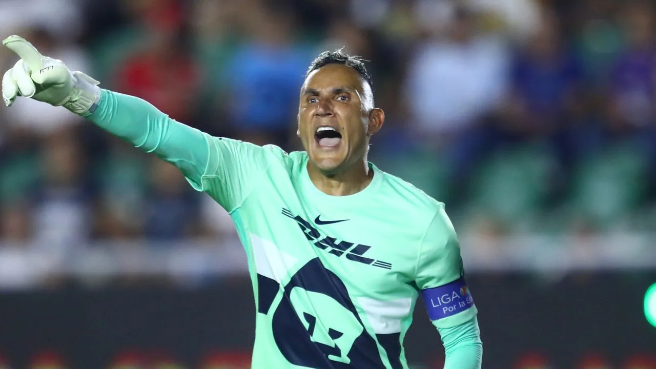 Keylor Navas, portero de los Pumas. 