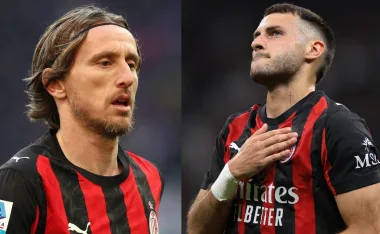 Luka Modric y Santiago Giménez