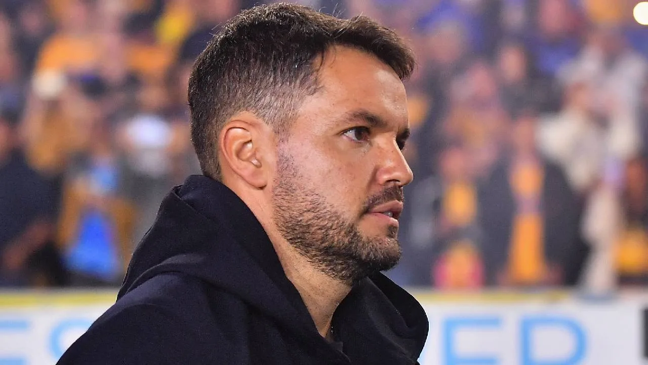 Nicolás Larcamón, técnico celeste.