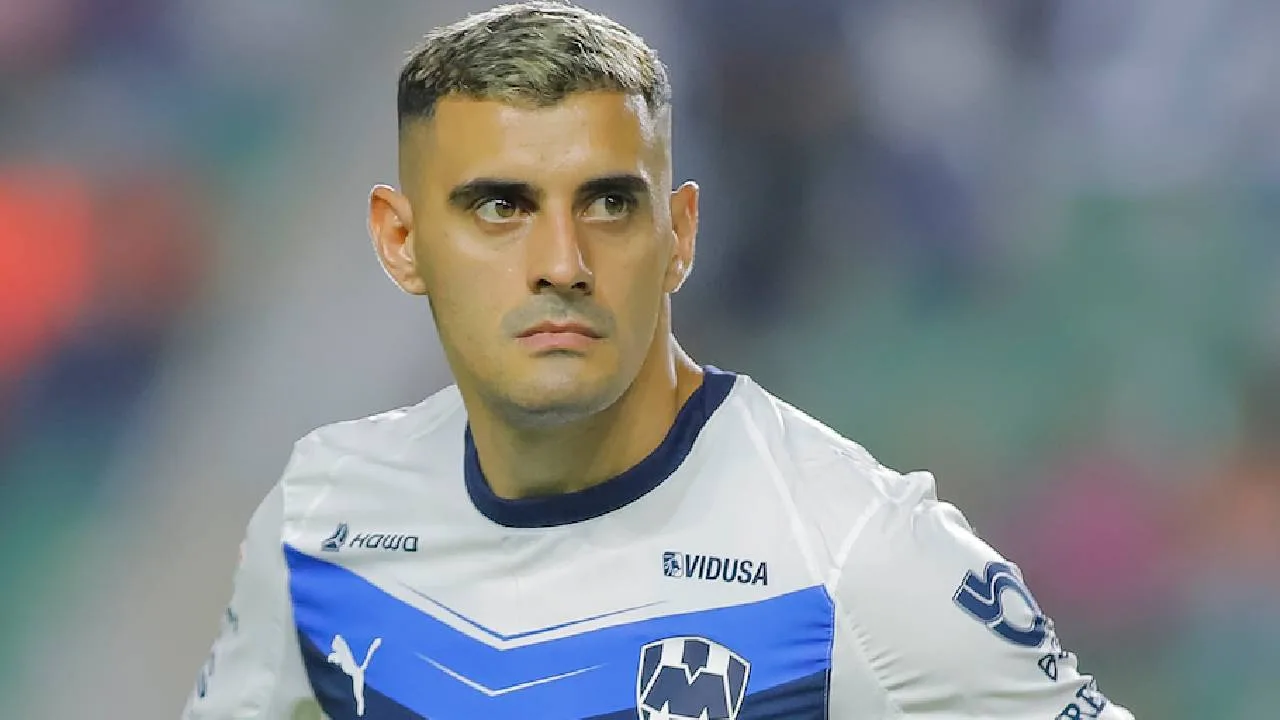 Germán Berterame, jugador de Rayados de Monterrey.