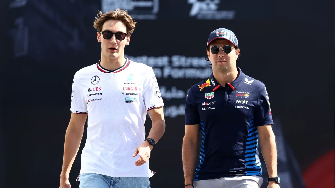 George Russell, Checo Pérez, Fórmula 1