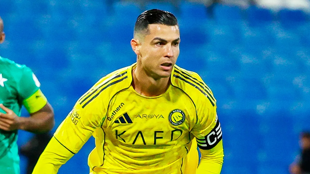 Cristiano Ronaldo realiza una nueva celebración de gol.