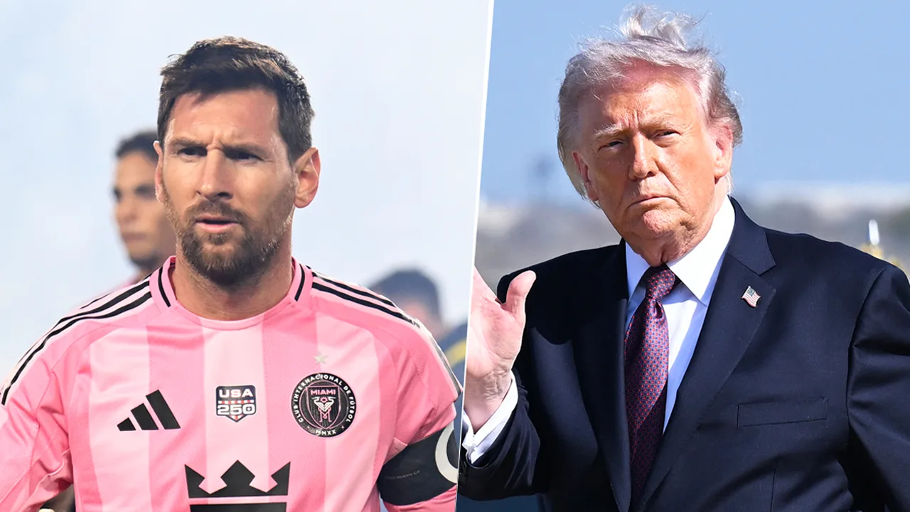 Lionel Messi y Donald Trump, dos celebridades mundiales.
