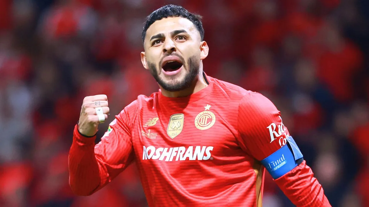 Revelan posible fecha de regreso de Alexis Vega tras lesión y Toluca lo celebra.