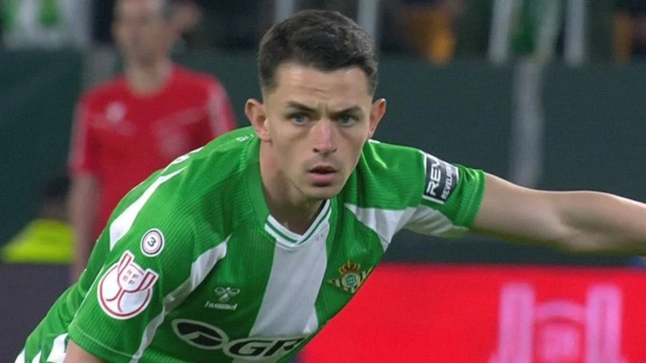 Álvaro Fidalgo, jugador del Betis y ex del América. 