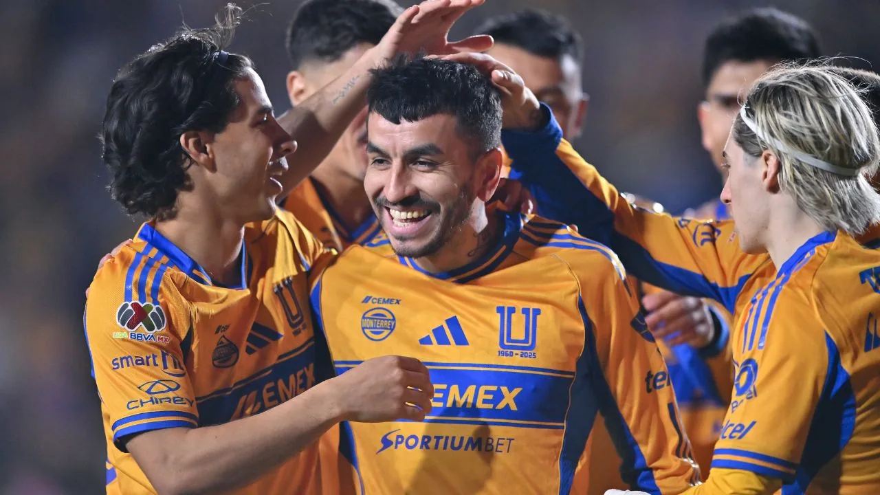 Ángel Correa, jugador de Tigres. 