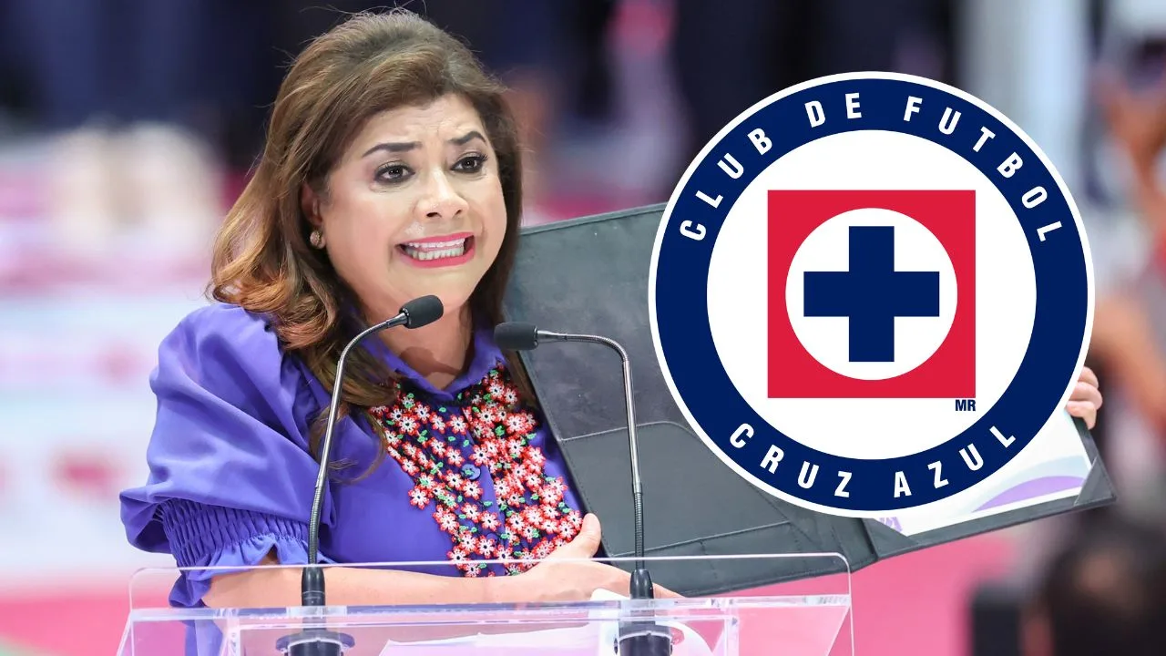 Por qué Clara Brugada, jefa de Gobierno de la Ciudad de México, se puso la camiseta de Cruz Azul.