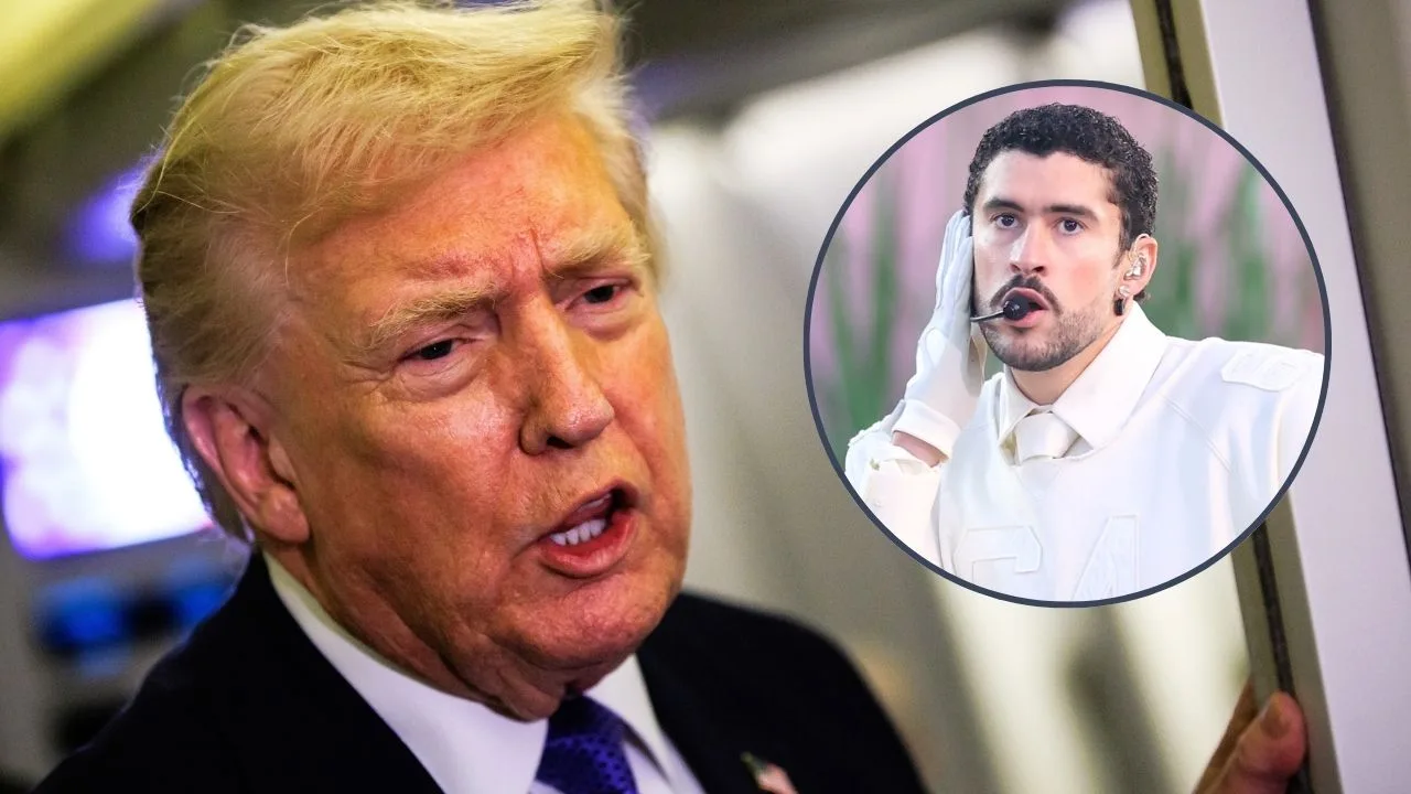 Donald Trump estalla contra Bad Bunny y el show de medio tiempo del Super Bowl 2026.