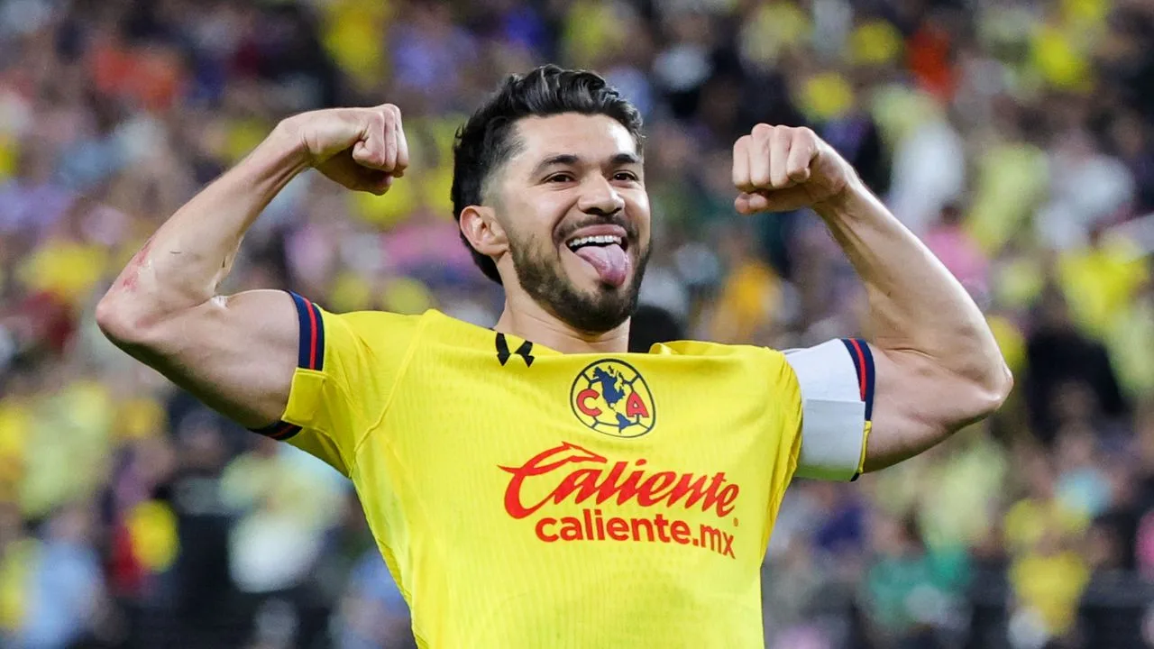 Henry Martín, jugador del América. 