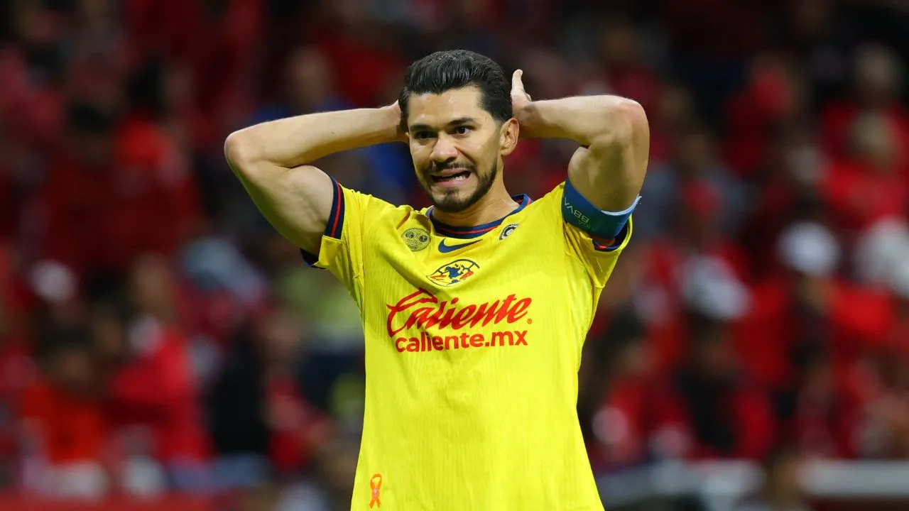 Henry Martín, jugador del América. 