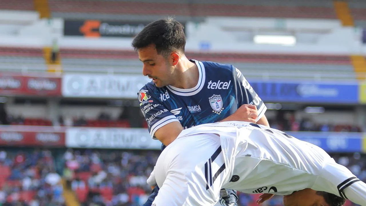 Alan Bautista, jugador de Pachuca. 