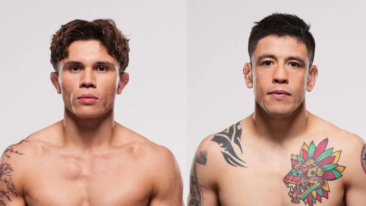 Lone’er Kavanagh y Brandon Moreno. 